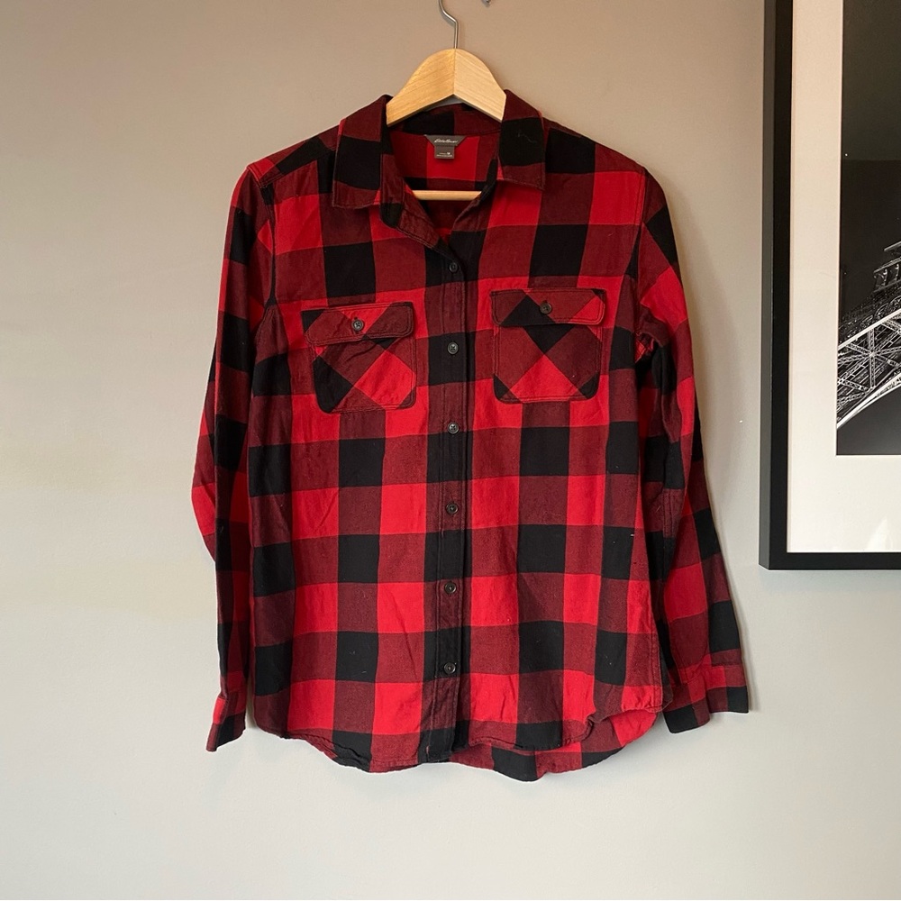 NWOT - Eddie Bauer Fleece Button-up (M)